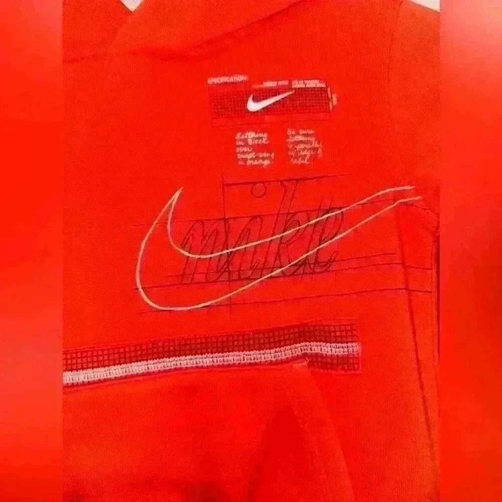 Nike boys toddler matching 2 piece sweat suit black and orange size 2t - Picture 4 of 8